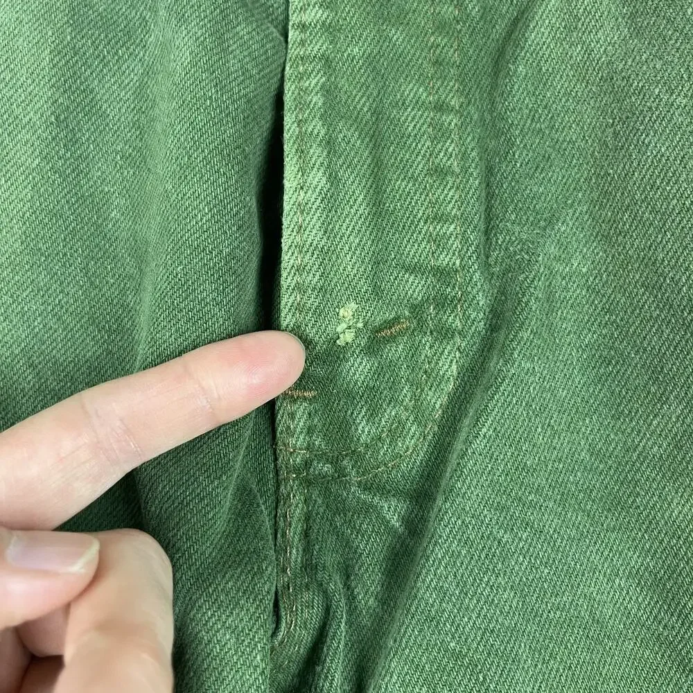 Vintage Levis 550 Jeans Mens 31x31 Green Tapered Faded‎ Cotton USA Made 90s